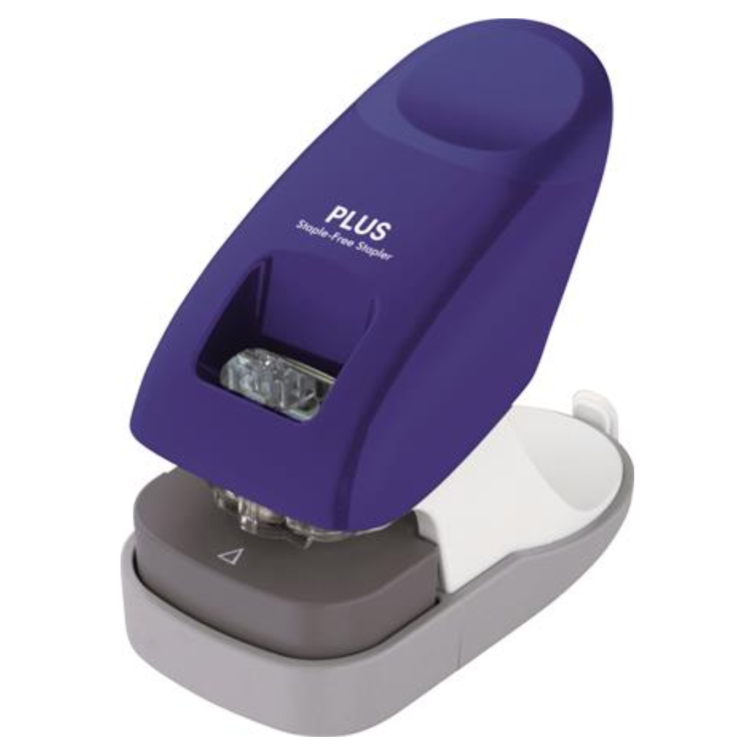 Plus 10 lap kapacitású Kapocs nélküli tűzőgép - Kék (31260)