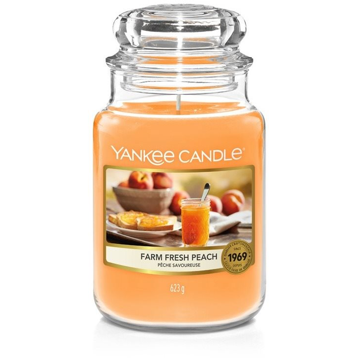 YANKEE CANDLE Farm Fresh Peach 623 g (5038581123578)