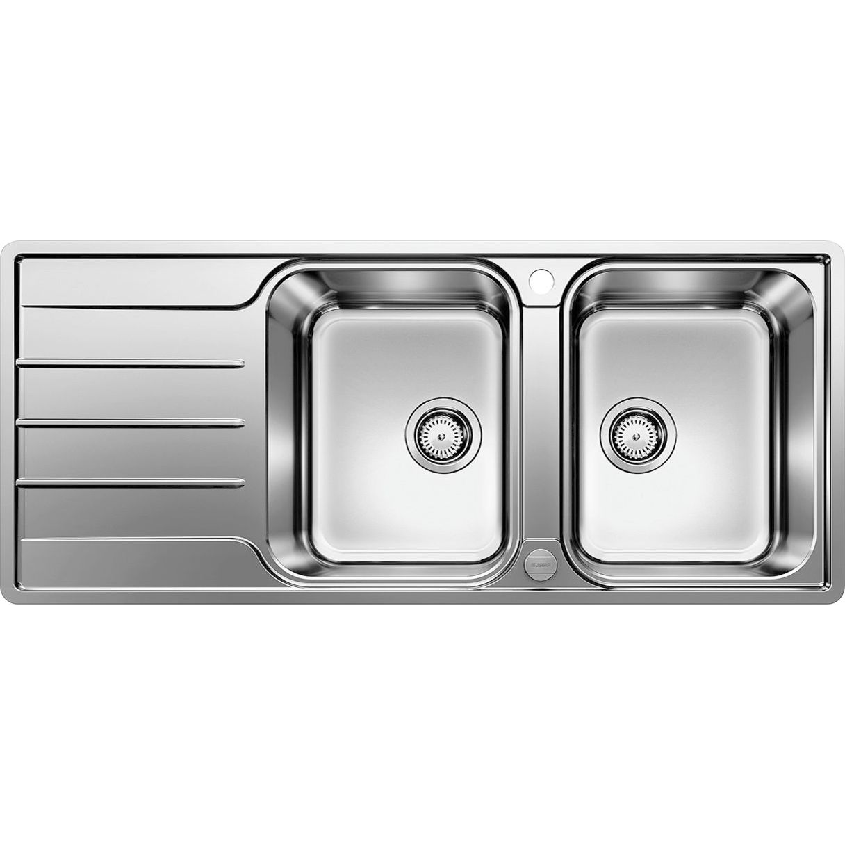 Blanco LEMIS 8S-IF-EXC két furattal Rozsdamentes mosogatótál (523037) (523037)