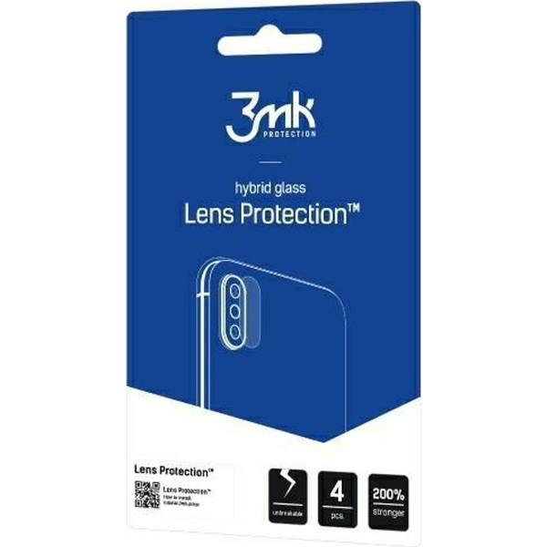 4x sticla pentru camera 3mk Lens Protection compatibil cu Xiaomi Redmi 13, transparent