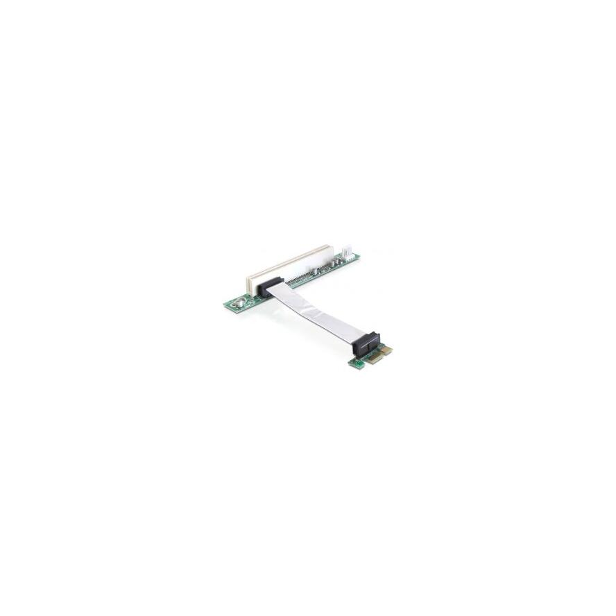 Delock 41856 PCI Expressz emelő kártya x1 > PCI 32Bit 5V flexibilis kábellel (41856)