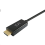 Equip 119390 адаптер за видео кабел 2 м DisplayPort HDMI Черен