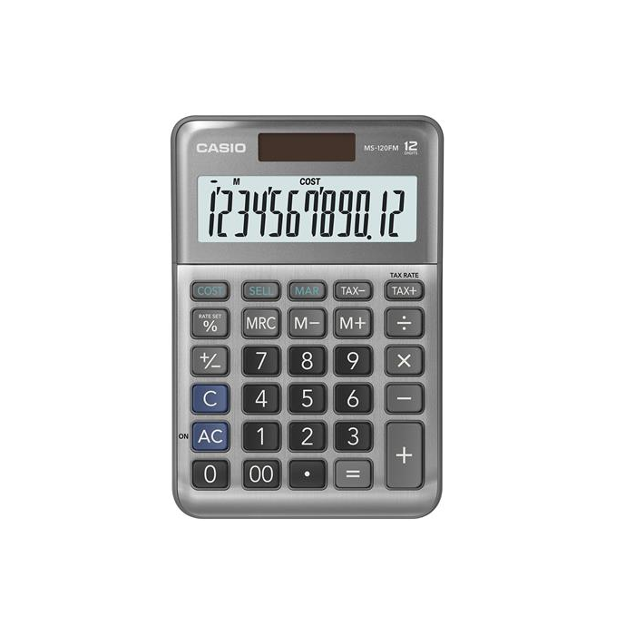 Casio MS-120 FM Asztali Számológép (MS 120 FM)