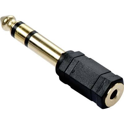 Lindy 35620 μετατροπέας καλωδίου 6.3mm 3.5mm Μαύρος (Μαύρο)