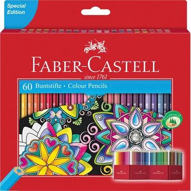 Faber-Castell 111260 60db-os vegyes színű színes ceruza (P3033-1697) (P3033-1697)