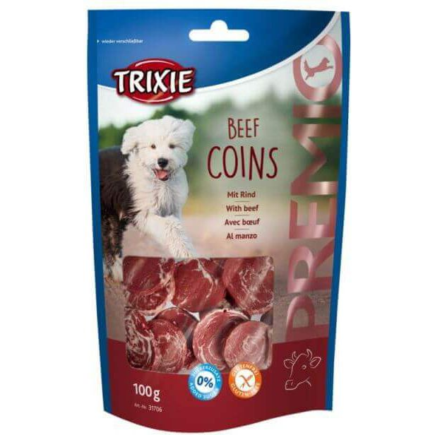 Trixie Jutalomfalat Premio Marha Érmék 100gr (TX-31706)