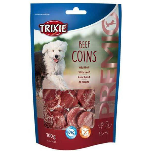 Trixie Jutalomfalat Premio Marha Érmék 100gr