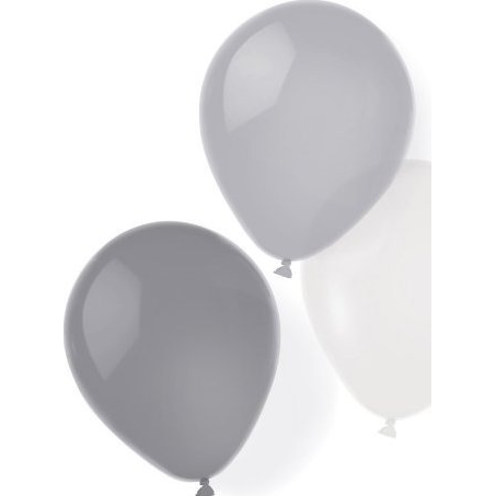 Lufi - 8 db, 25,4 cm, Ezüst (9904899)