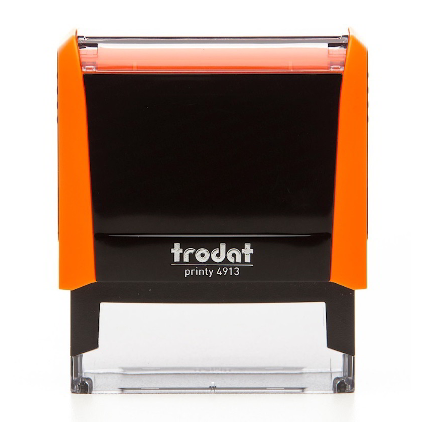 Trodat 4913 Printy 4.0 Szövegbélyegző - Neon narancs (4913/NEONN)