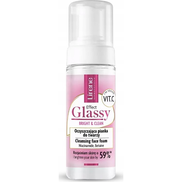 Lirene Effect Glassy Oczyszczająca pianka do twarzy 150ml