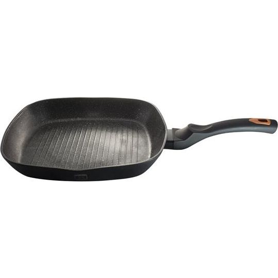 BerlingerHaus BH/1794 Granit Diamond Line Grill Serpenyő - 28 cm, Matt Fekete (BH/1794)