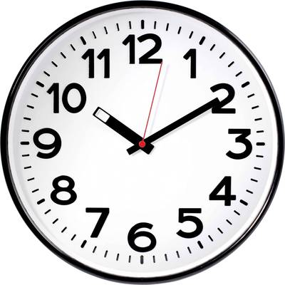 Analóg kvarc falióra, 300 x 50 mm, fekete, EuroTime 82320 (82320)