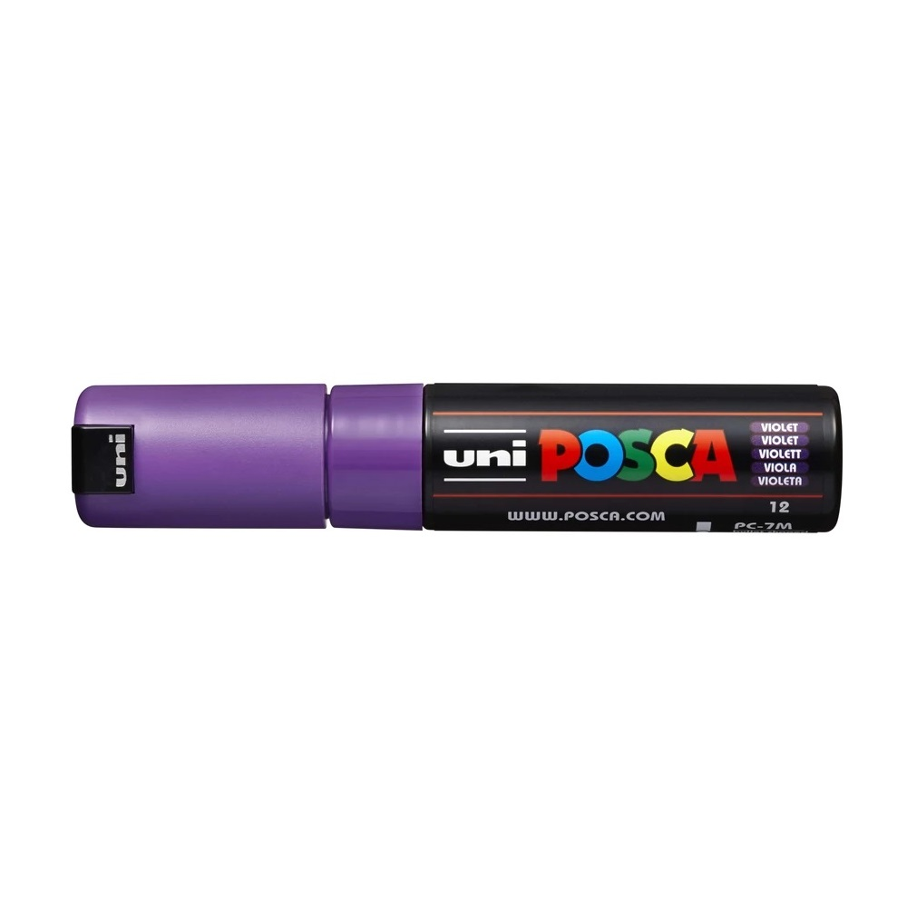 Uni Dekormarker 4,5-5,5mm, -Posca PC-7M lila (2UPC7ML) (2UPC7ML)
