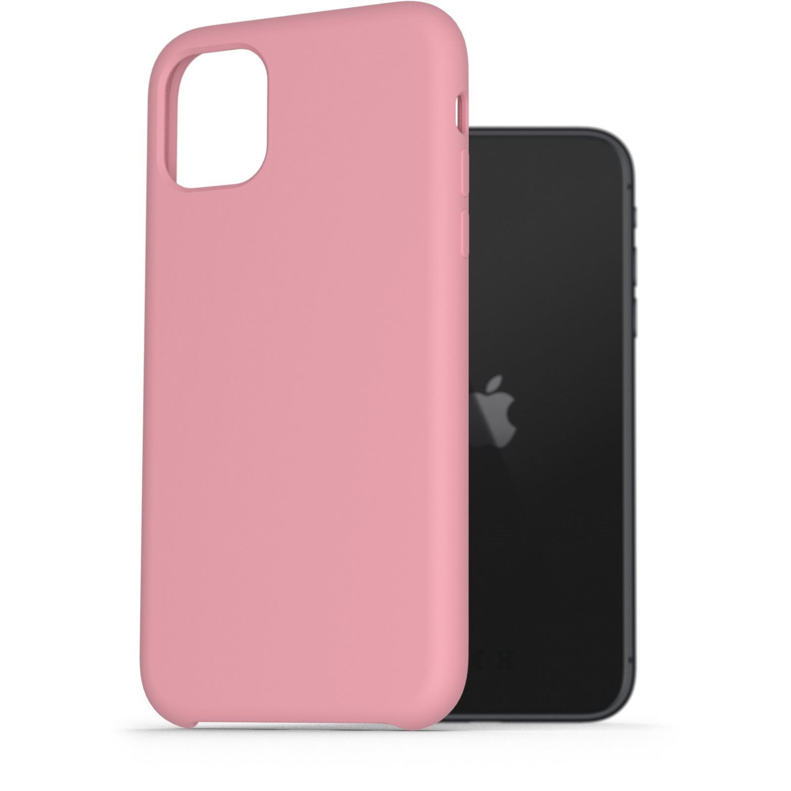 AlzaGuard Premium Liquid Silicone Case iPhone 11 rózsaszín tok (AGD-PCS0004P)