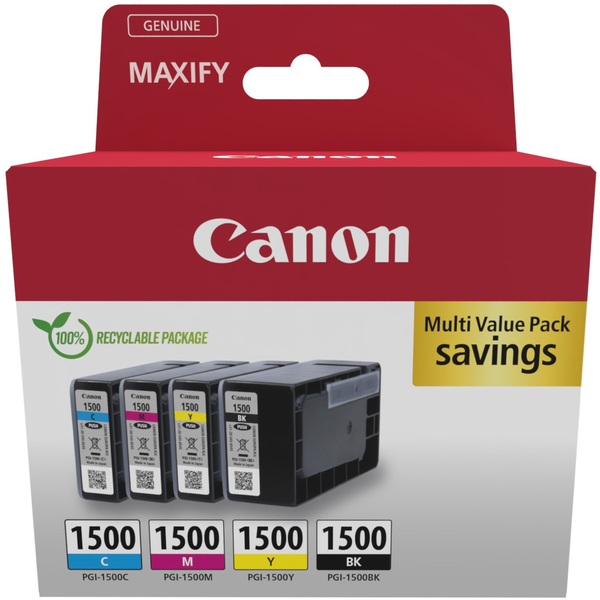 Canon 9218B006 cartuccia d'inchiostro 4 pz Originale Nero, Ciano, Magenta, Giallo