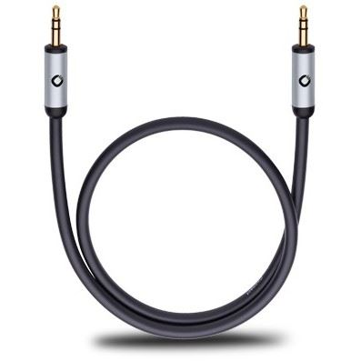 Oehlbach i-Connect J-35 Sztereó 3,5 mm Jack - 3,5mm Jack kábel 0.5 méter fekete (OB60011)
