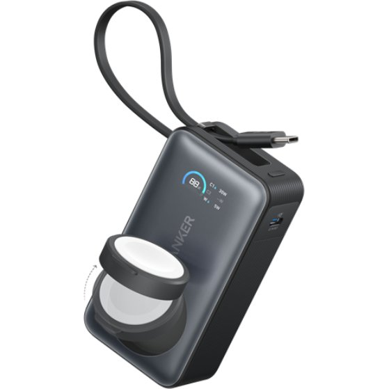 Anker A1657H11 powerbank 10000 mAh Trådløs opladning Sort