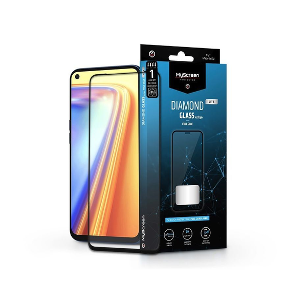Celoplošné lepidlo MS Diamond Glass Edge Lite FG Realme 7 black/black