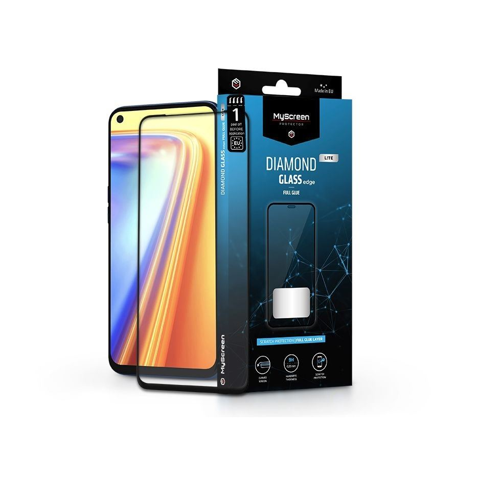 My Screen Protector Realme 7 Diamond Glass Lite Edge2.5D edzett üveg képernyővédő (LA-2183) (LA-2183)