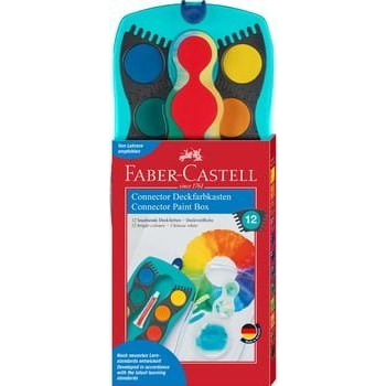 Faber-Castell: Vízfesték 12 színű türkiz szett (125003 FC)