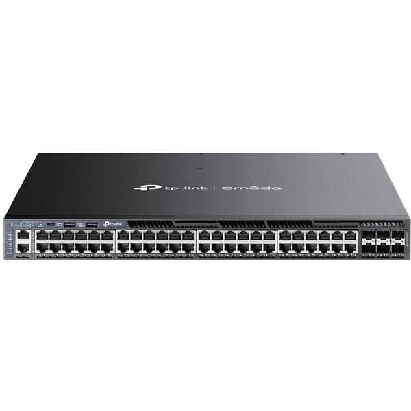 TP-Link Omada SG6654XHP netværksswitch Administreret L3 Gigabit Ethernet (10/100/1000) Strøm over Ethernet (PoE) 1U Sort
