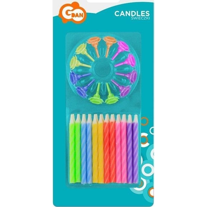 Tortagyertya Szett - Spirál, Többszínű (481290)