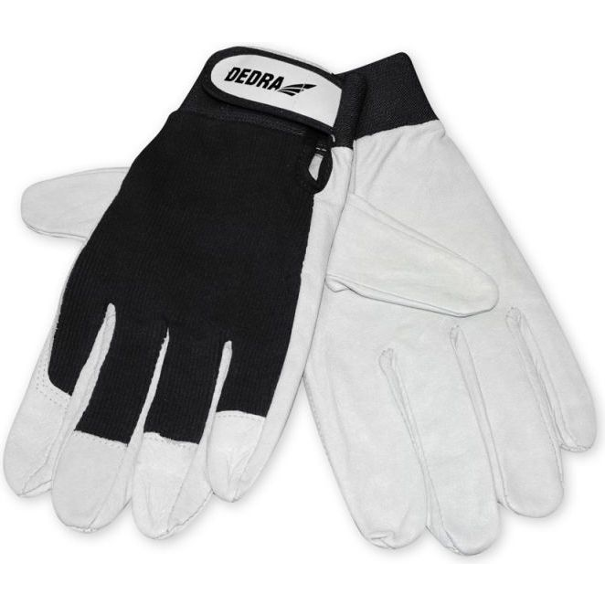 Dedra Munkavédelmi Kesztyű Sertésbőr 9-es Fekete (BH1010R09B)