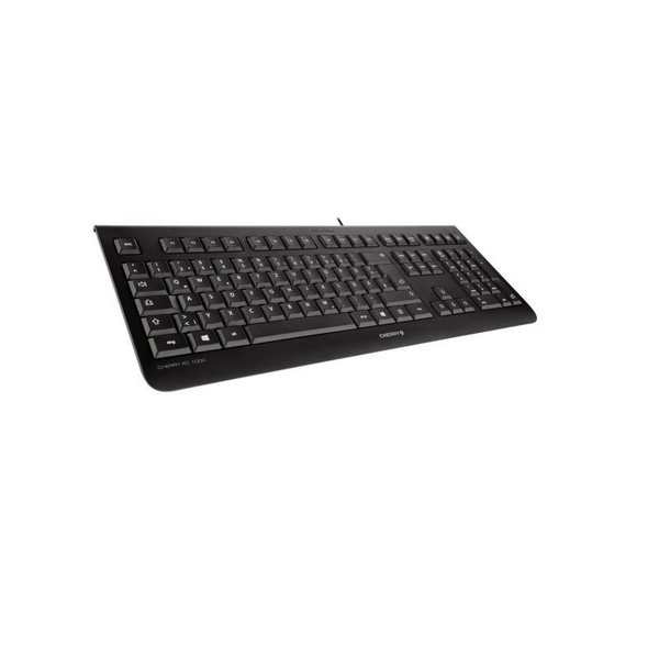 CHERRY KC 1000 tastatur Universel USB AZERTY Belgisk Sort