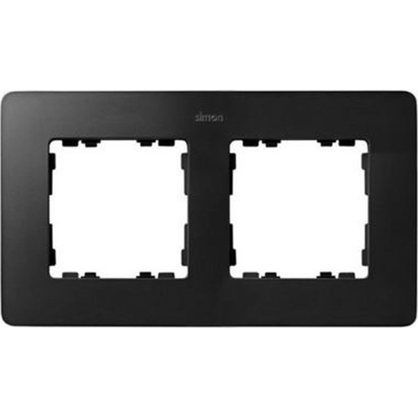 Marco 2 Elementos Grafito Base Blanca Simon 82 Detail 8200620-038