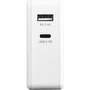 Зарядно за телефон, Modecom, USB-A/USB-C, Бързо зареждане, Бяло