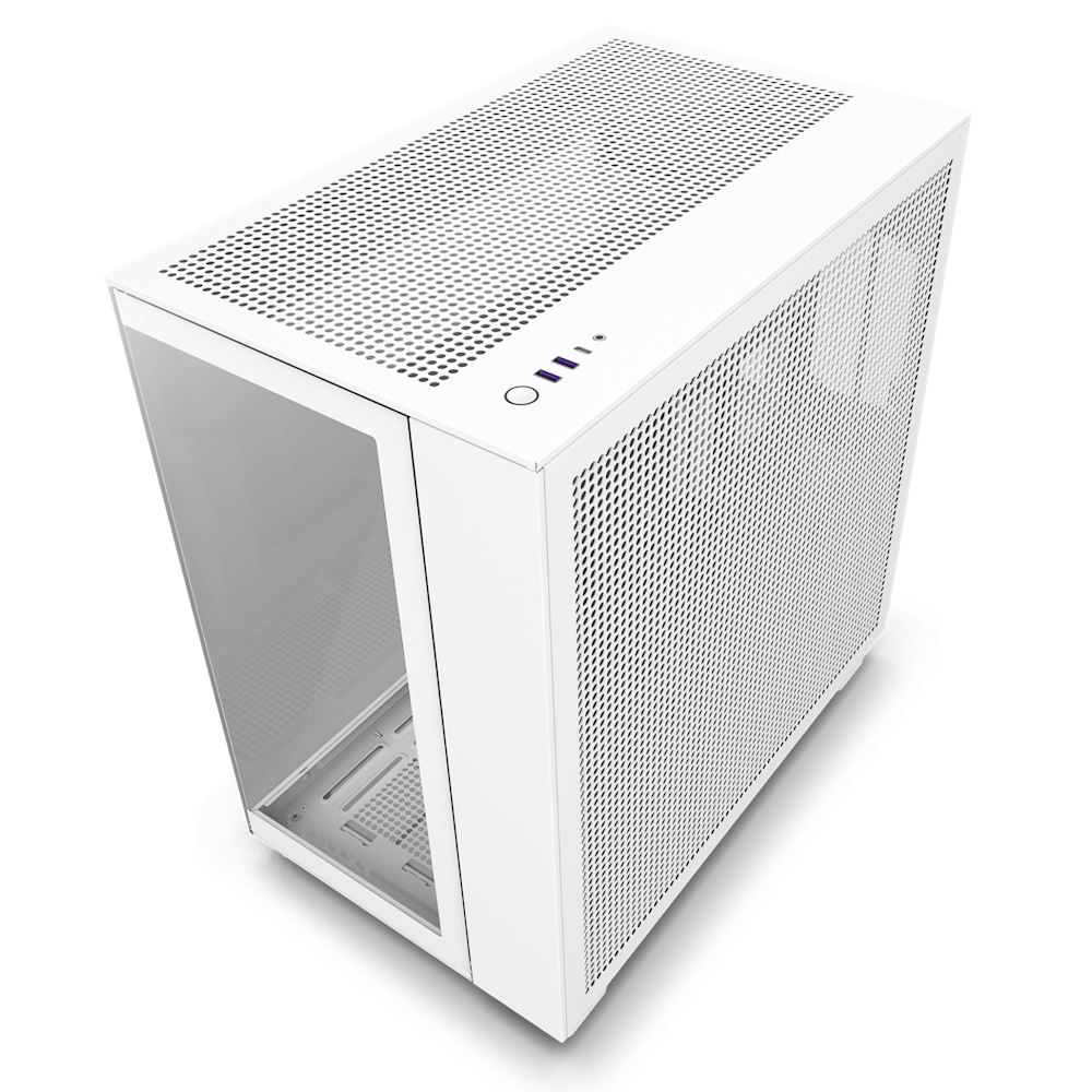 NZXT H9 Flow táp nélküli ablakos ház matt fehér (CM-H91FW-01) (CM-H91FW-01)