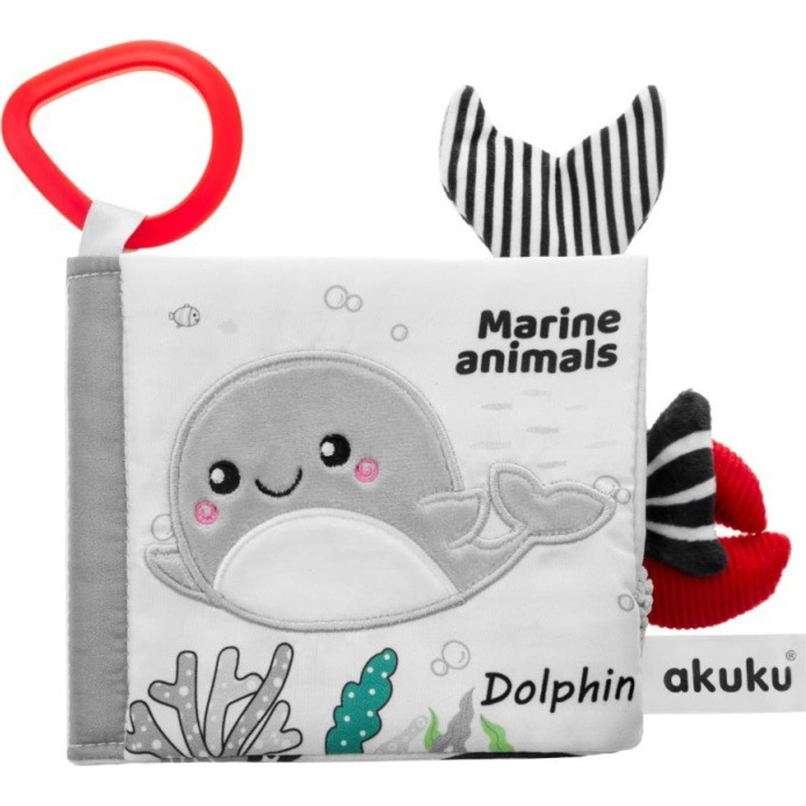 Akuku babakönyv - készségfejlesztő játék Tengeri állatok (AKUKU-6952)