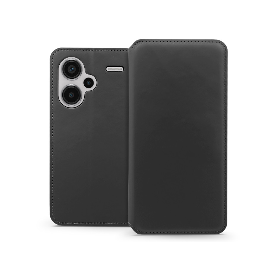 Dual Pocket Flip bőrtok - Xiaomi Redmi Note 13 Pro+ - fekete (HF277702)