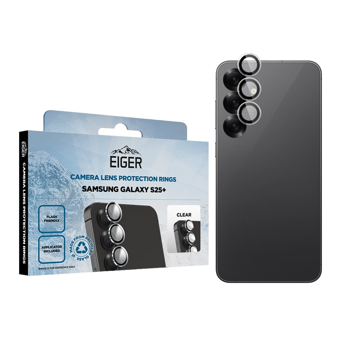 Eiger Mountain Samsung Galaxy S25+ Kameravédő üveg (EGSP01009)