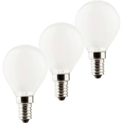 Müller-Licht 400294 LED EEK E (A - G) E14 Csepp forma 4.2 W = 40 W Melegfehér 3 db (400294)