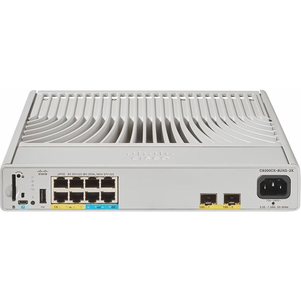 Cisco Catalyst 9200CX Switch 4-port mGig and 4-port 1G, 2x10G, UPOE, Network Essentials