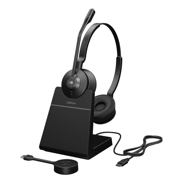 Jabra Engage 55 SE Ακουστικά Ασύρματος Head-band Γραφείο/Τηλεφωνικό κέντρο Μαύρος (Μαύρο)