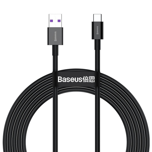 Kabel Baseus USB - USB typ C 2 m černý