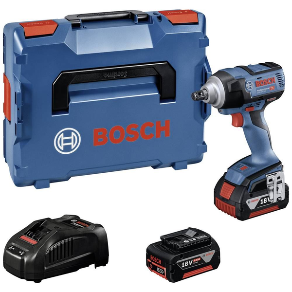 Bosch Professional GDS 18V-300 akkus ütvecsavarozó GDS 18V-300 18 V 2 4.0 Ah Lítiumion hordtáskával 2. akkuval (06019D82)