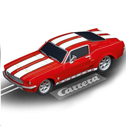 Carrera GO!: Ford Mustang '67 - Race Red pályaautó 1/43 (20064120) (Carrera 20064120)