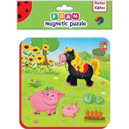  Roter Kafer Miękkie magnetyczne puzzle Koń i Świnki