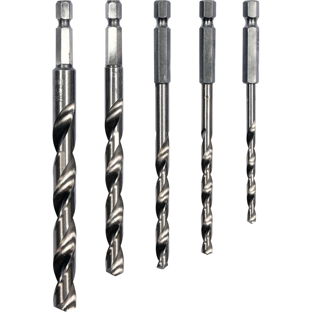 STHOR Fém fúrókészlet, HSS 1/4