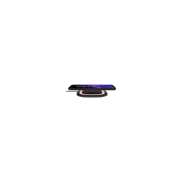 RealPower Ladegerät FreeCharge-10 + Adapter  schwarz/rosa