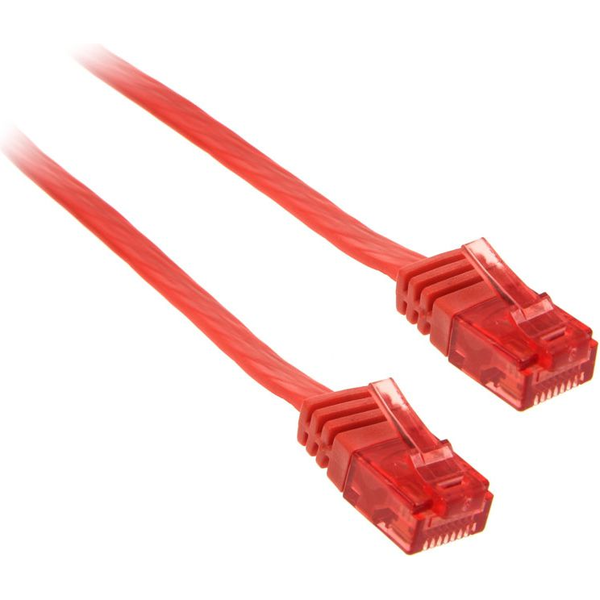 InLine 71605R netværkskabel Rød 5 m Cat6 U/UTP (UTP)