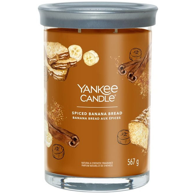 YANKEE CANDLE Signature 2 kanóc Spiced Banana Bread 567 g (5038581143132)