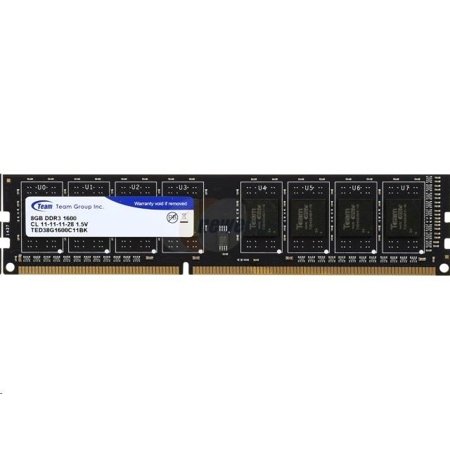 TeamGroup Elite 8GB DDR3 1600MHz CL11 memória (TED38G1600C1101)