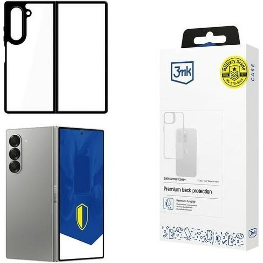 3mk Satin Armor Case+ átlátszó, TPU és PC anyagú telefontok Fold Samsung Galaxy Z Fold 6 (3M006420)