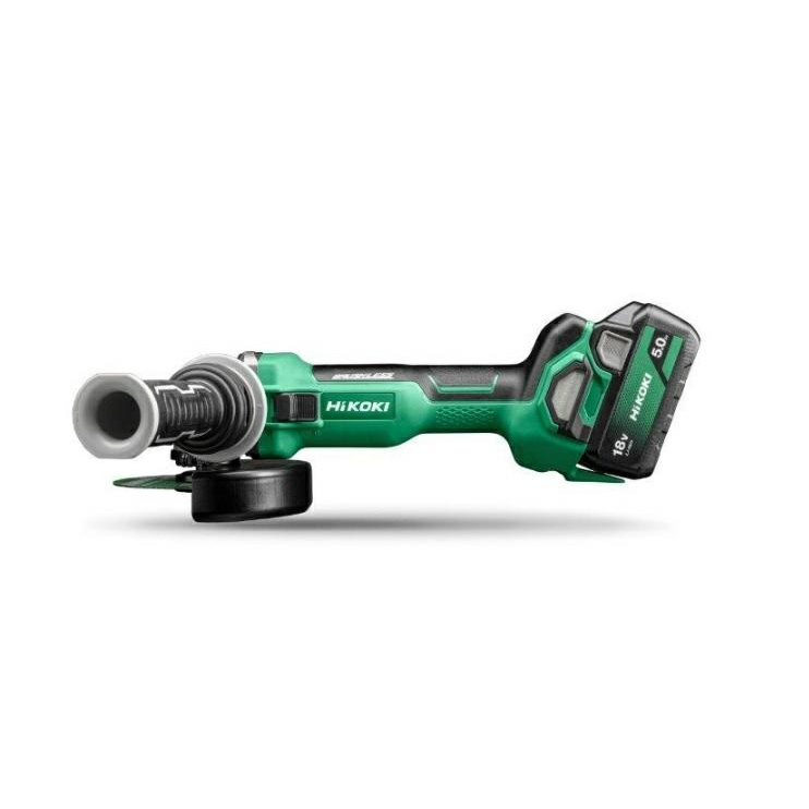 HiKOKI G1813DA-WQZ Akkus sarokcsiszoló 125mm (18V/2x5.0Ah) HITBOX kofferben (G1813DAWQZ)