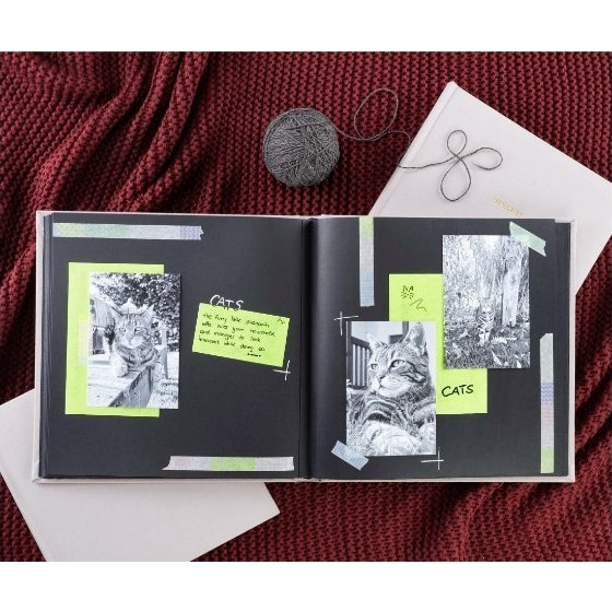 Hama Memories fotoalbum og arkbeskyttelse Grå 50 ark Indbinding af bøger