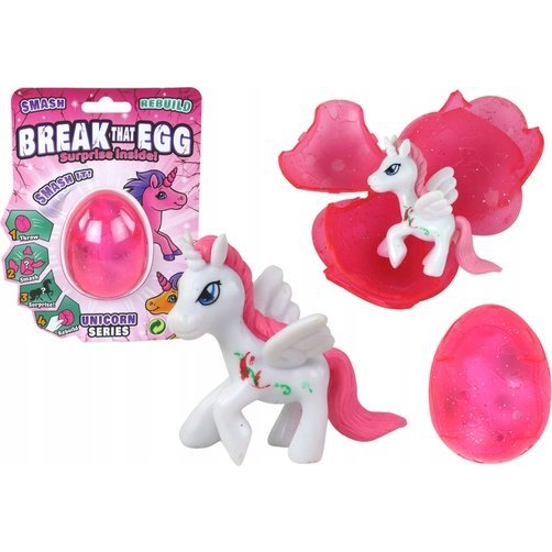 Cracking Magic Unicorn Egg Pink 6cm 16519